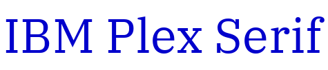 IBM Plex Serif フォント